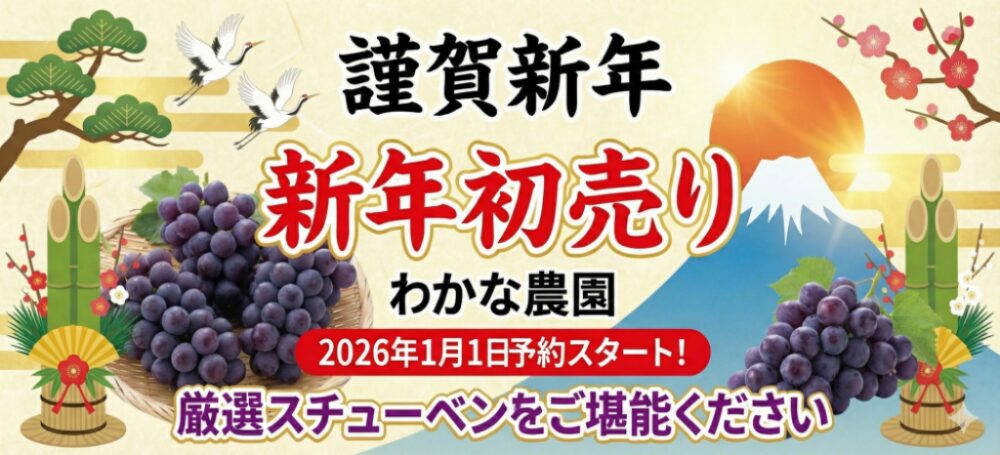 わかな農園の新年初売り